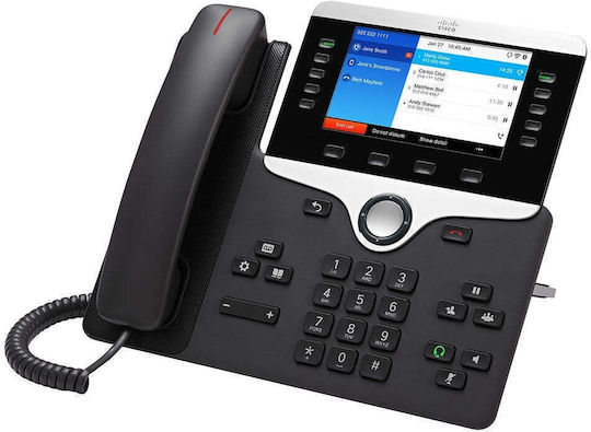 Cisco 8861 Ενσύρματο Τηλέφωνο IP Μαύρο