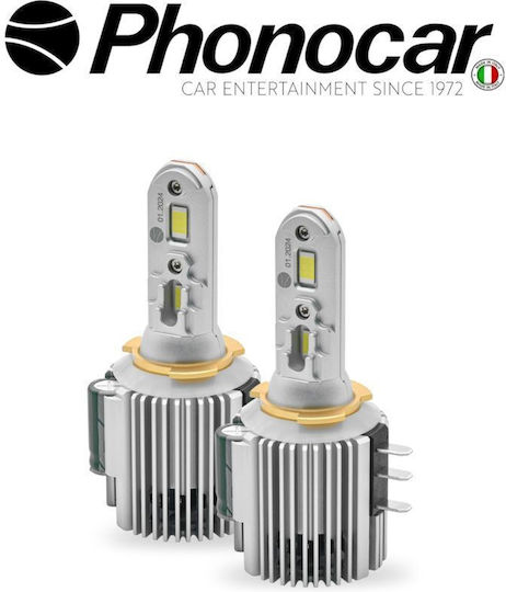 Phonocar Лампи Автомобила H15 LED 6000К Хладно бяло 12V 36W 2бр