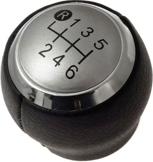 Πόμολο 6 Ταχυτήτων για Toyota Auris 2005-2013 / Avensis 2009 / Corolla 2005-2013 / RAV 4 2012 / Yaris 2009 Ασημί