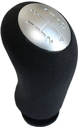 5 Shift Knob Universal Dacia Logan Renault Clio / Kangoo 5 Silver