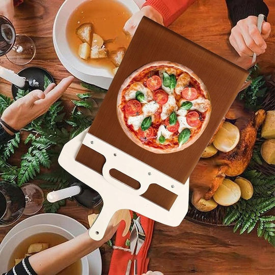 Professional Square Pizza Bread Shovel Sliding Spatula Tray Xxxl