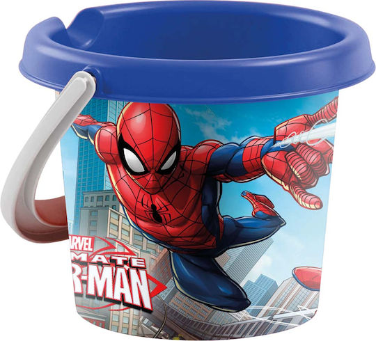12501 Spiderman Beach Bucket Blue