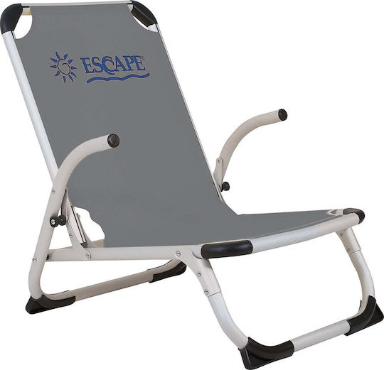 Escape Max Stühlchen Strand Aluminium mit Hoher Rückenlehne Gray 62x70x75cm.