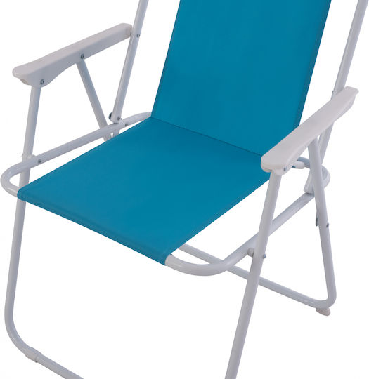 HomeMarkt Deval Stuhl Strand Türkis 56x61x84cm.
