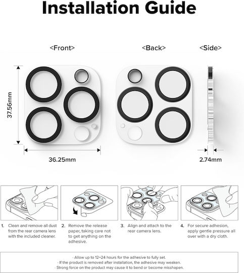 Ringke Kamera-Schutz 2er-Pack Für iPhone 16 Pro / 16 Pro Max Klare