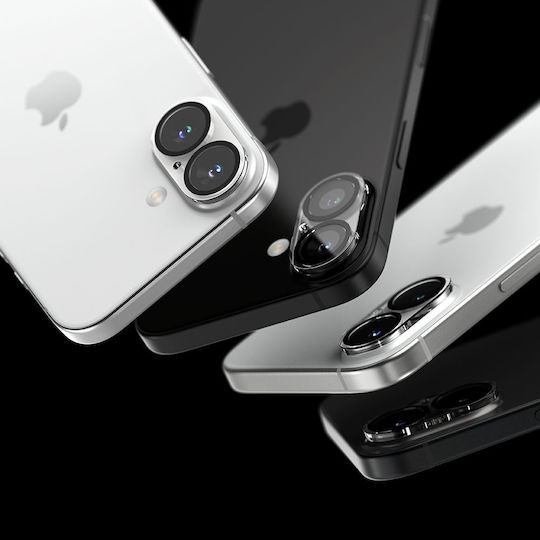 Ringke Protecție Cameră Tempered Glass Transparent pentru iPhone 16, iPhone 16 Plus