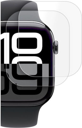 Hofi Hydroflex Pro+ Displayschutzfolie für das Apple Watch 10 (46 mm) 2Stück