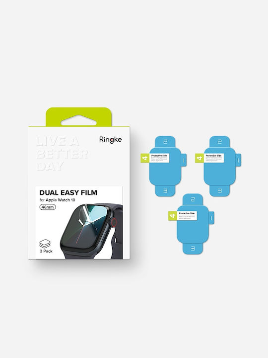 Ringke Displayschutzfolie für das Apple Watch 10 (42 mm) 3Stück