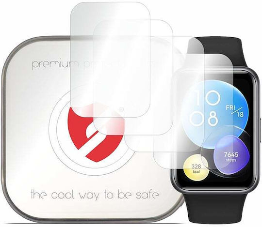 Pachet 4 Folii Premium Regenerabile Huawei Watch Fit 2 Protecție Inteligentă Clasică Transparentă
