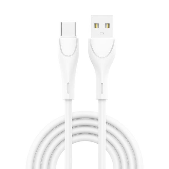 iNOS Handyladegerät mit USB-A Ausgangsanschluss und Kabel USB-C 12W Weiß