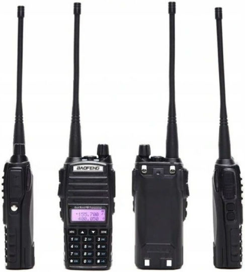 Baofeng UV-82L Wireless Transceiver UHF/VHF 5W with Monochrome Screen