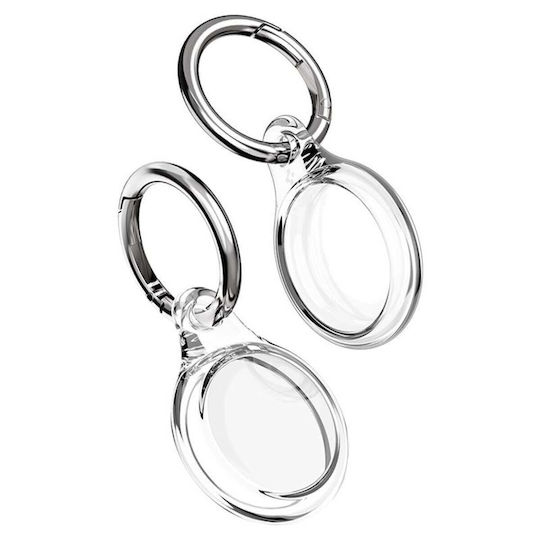 Spigen Ultra Hybrid Θήκη Μπρελόκ Σιλικόνης για AirTag Crystal Clear