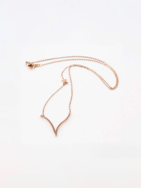 Chrysothemiss from Pink Gold Plated Steel