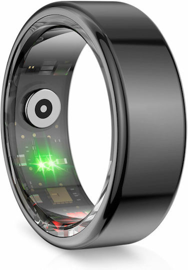 Ksix Saturn Smart Ring 20.6mm Αδιάβροχο Μαύρο