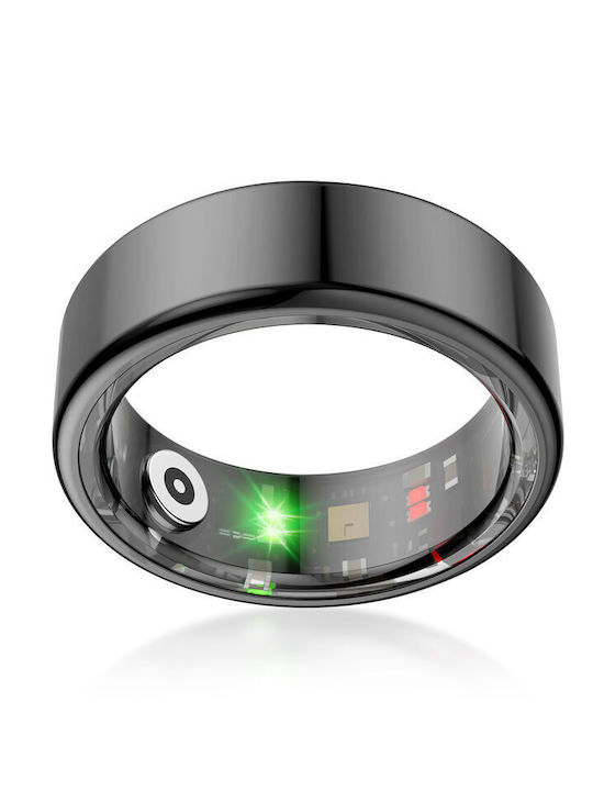 Ksix Saturn Smart Ring 18.9mm Αδιάβροχο Μαύρο