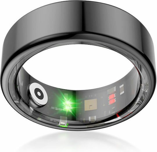 Ksix Saturn Smart Ring 20.6mm Αδιάβροχο Μαύρο