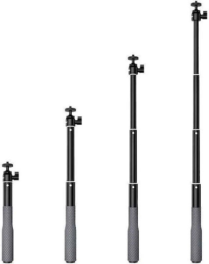 Telesin Selfie Stick Μαύρο