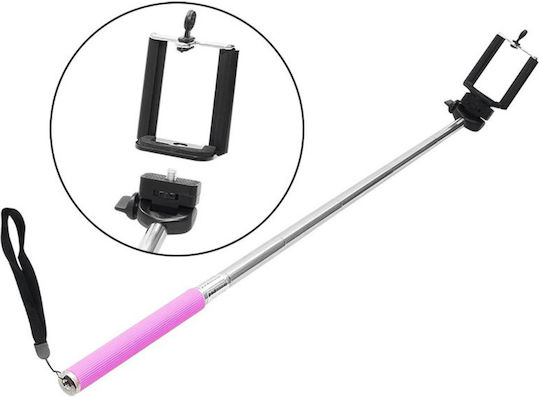 Blow DM-79-102 Selfie Stick με Bluetooth Ροζ 60834