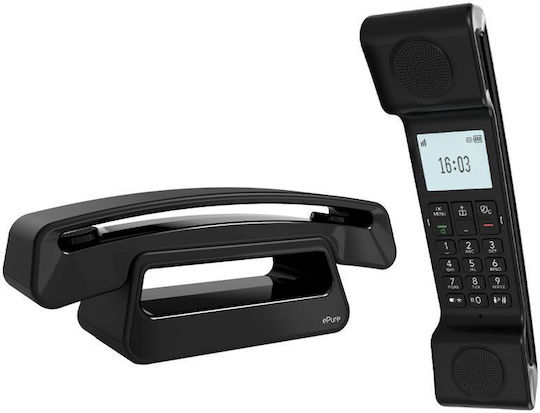 Alcatel ePure Iconic Ασύρματο Τηλέφωνο με Ελληνικό Μενού Λευκό