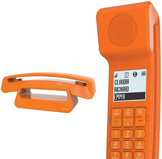 Alcatel ePure Iconic Ασύρματο Τηλέφωνο με Ελληνικό Μενού Μπλε