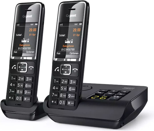 Gigaset Comfort 550A Cordless Phone with Greek Menu Black