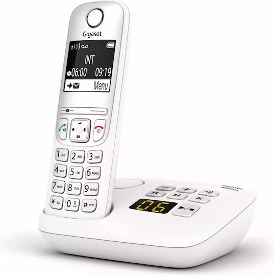Gigaset AE690A Cordless Phone with Greek Menu White