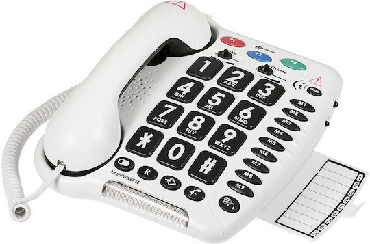 Geemarc CL 100V2 Kabelgebundenes Telefon Büro Weiß