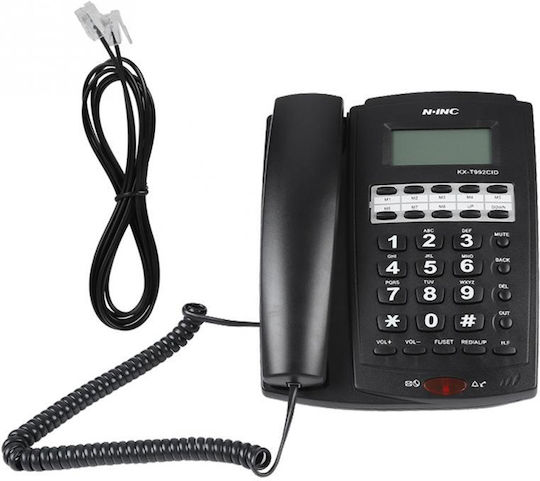 KX-T992CID Telefon fix Birou Negru KX-T992CID