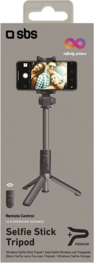 SBS Selfie-Stick Tripod Für Handy Bluetooth Schwarz
