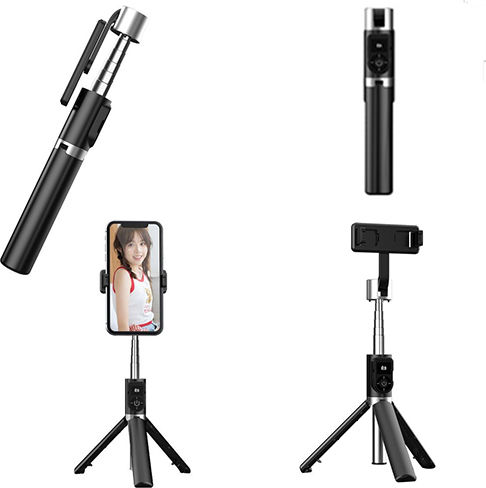 Proda PD-P70S Selfie-Stick Handy-Stativ Weiß
