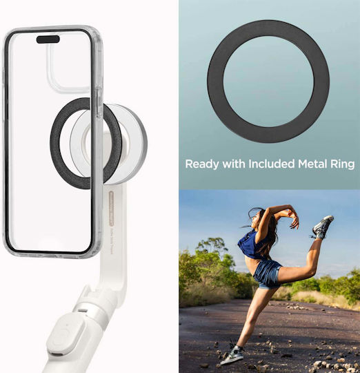 Spigen Selfie Stick (Mag Fit) | S571W Trepied pentru Telefon Mobil Bluetooth Gri