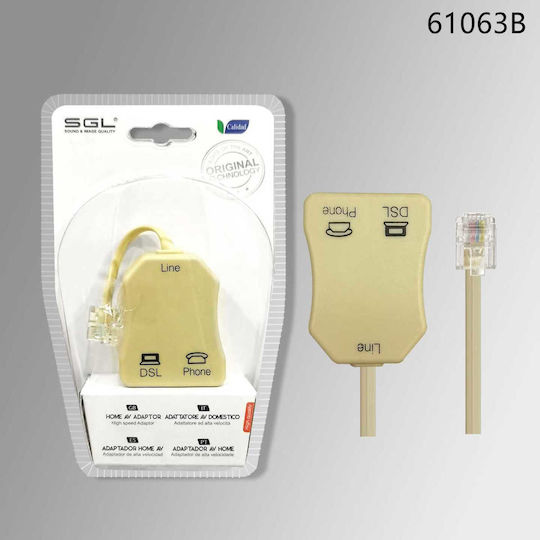 SGL Splitter ADSL mit Filter 098531