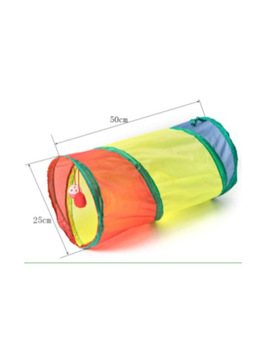 Value Imports Jucărie pentru pisici Tunnel Rainbow 50cm T223