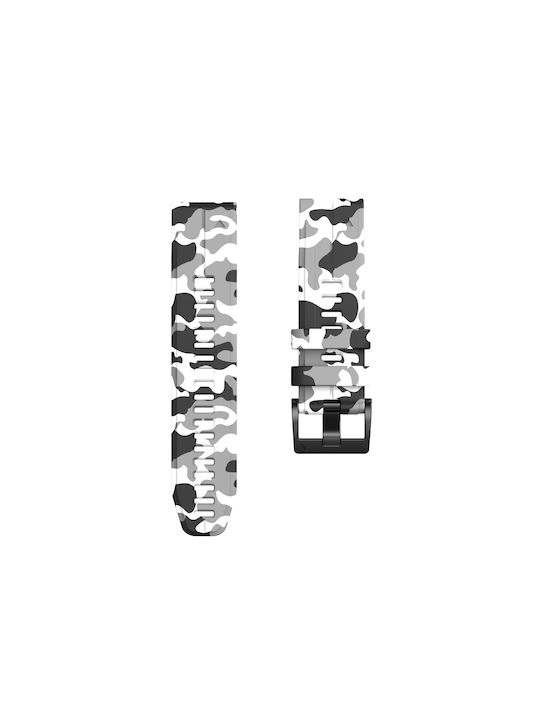 Camouflage Strap Silicone Multicolour (Fenix 5 / 5 Plus / 6 / 6 Pro / 7 / 7 Pro / 8 (47mm))