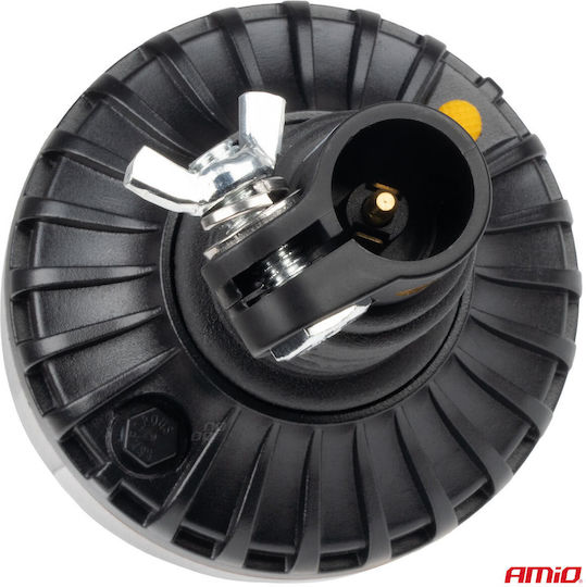 AMiO Φάρος Αυτοκινήτου LED 12 / 24V 11cm με Πορτοκαλί Φωτισμό