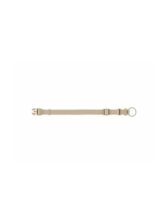 Trixie Premium Κολάρο Σκύλου σε Μπεζ χρώμα Small / Medium 15mm