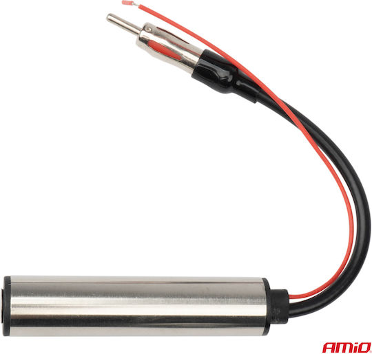 Ενισχυτης Σηματος Κεραιας Din 12v/24v Am Fm Amio 1 Τεμ 04132