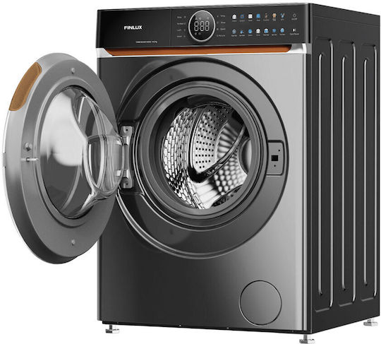 Finlux Πλυντήριο Ρούχων 10kg 1400 Στροφών Γκρι FWM10HIGH14END