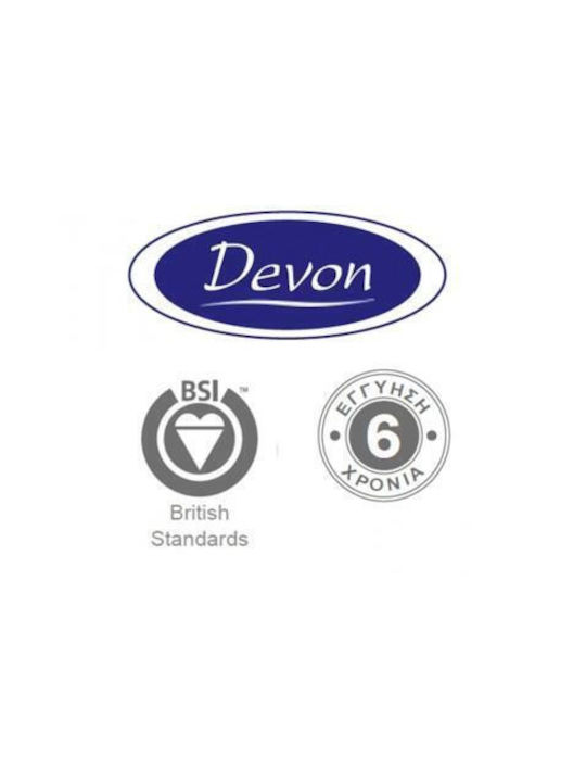 Devon Iwis Walk-in Διαχωριστικό Ντουζιέρας με Συρόμενη Πόρτα 46-68x200cm