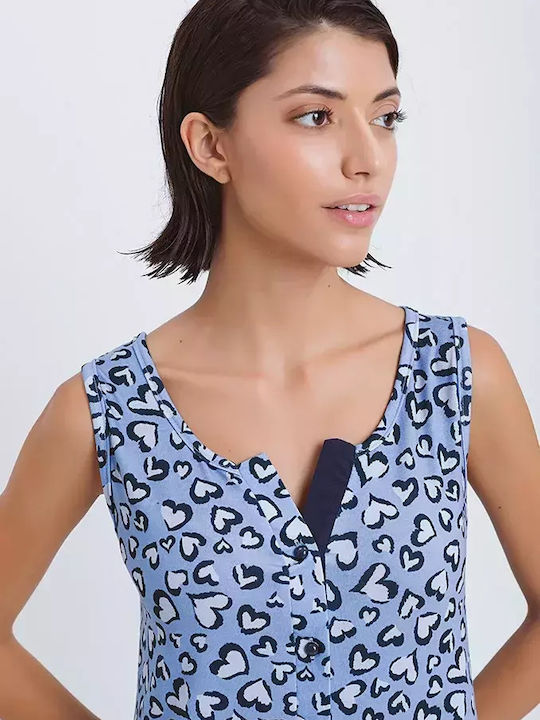 Odyssey Summer Women's Nightdress Blue