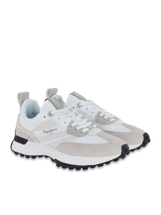 Casual Lucky Print Γυναικεία Sneakers Ασπρο