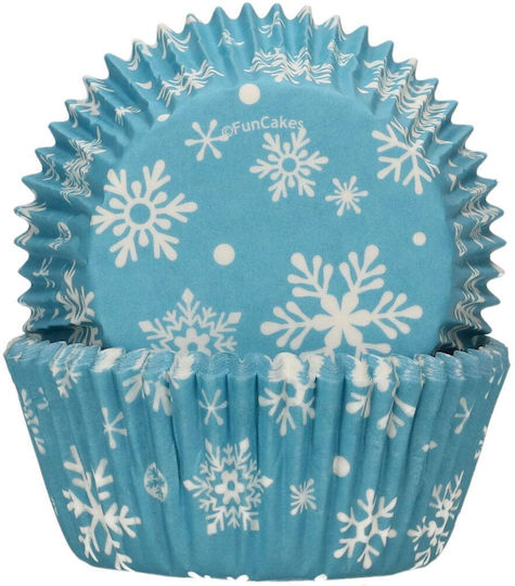 Fun Cakes Καραμελόχαρτα για Cupcakes Χάρτινα 5x5cm 00260 48τμχ