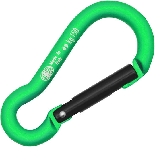 Kong Mini Pear 6mm Small Aluminum Carabiner Red Black Red