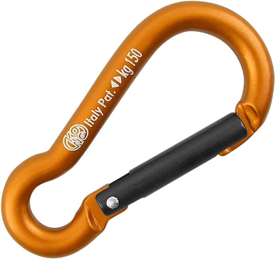 Kong Mini Pear 6mm Малък алуминиев карабинер Зелен Черен Зелен