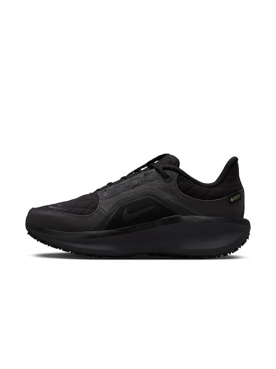 Nike Sport Shoes Running Black Waterproof with Gore-Tex Membrane