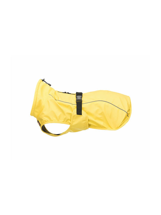 Trixie Vimy Yellow Waterproof Dog Coat XSmall with 20cm Back Length