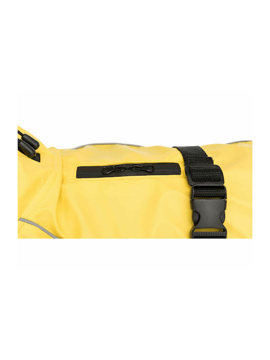 Trixie Vimy Yellow Waterproof Dog Coat XSmall with 20cm Back Length