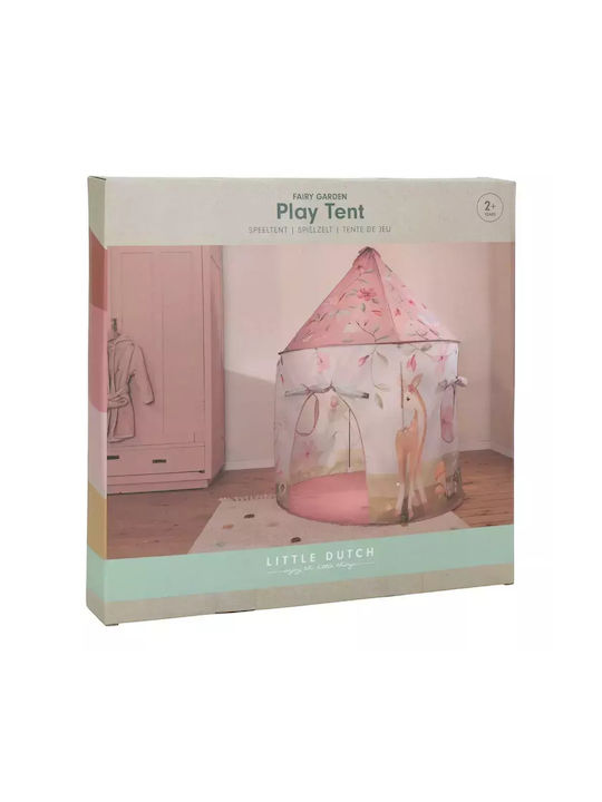 Little Dutch Παιδική Σκηνή Κάστρο Fairy Garden Ροζ για 2 χρονών και άνω