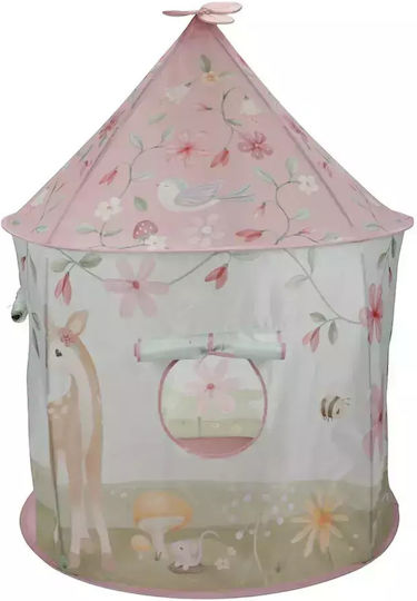 Little Dutch Kids Castle Play Tent Fairy Garden for 2+ years Pink