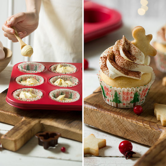 Decora Formă de Patiserie pentru Cupcakes/Muffins 39.5x27x2.4buc 1buc